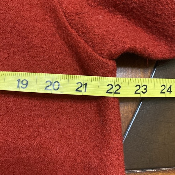 FRESH GROOVE Vintage Wool RUST EMBROIDERED JACKET medium - Picture 6 of 8